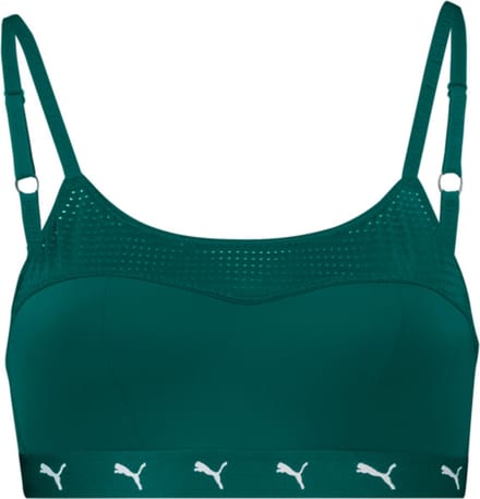 Puma Sport Bh Dames - Padded Sport Top - Medium Support - Varsity Green - Maat XS