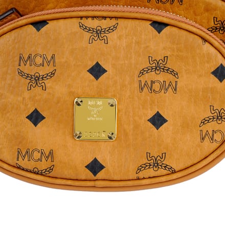 MCM Monogram Print Multifunctionele Leer En Canvas Drie-In-Eén Crossbody Tas Dames tassen Bruin Cognac MWRBSSE01CO001 Basic Set (Bag+Dust Bag) orange