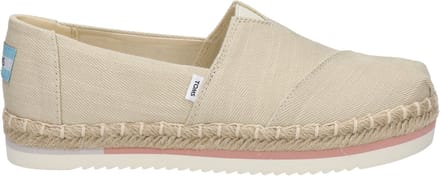 Toms Alpargata Platform Rope Espadrilles - Dames - Beige - Maat 37