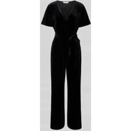 Regular fit jumpsuit met V-hals