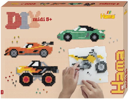 Hama Vehicles Gift Box 4000 beads Strijkkralen & -parels