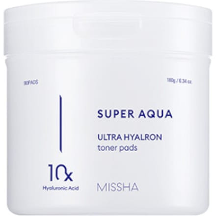 MISSHA - Super Aqua Ultra Hyalron Toner Pads - 180g/90pads