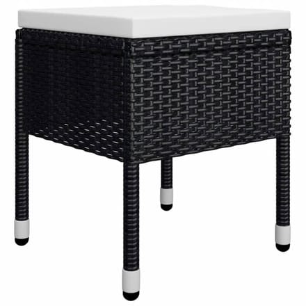 vidaXL - 5-delige - Tuinset - zwart