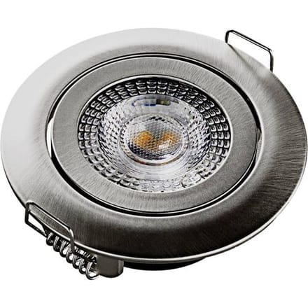 Heitronic 500666 DL7202 LED-inbouwlamp LED LED vast ingebouwd 5 W Zilver