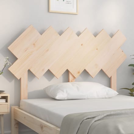 vidaXL - Hoofdbord - 122,5x3x80,5 - cm - massief - grenenhout