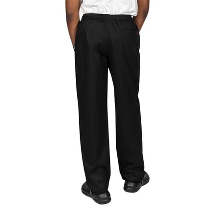 Dennys Unisex koksbroek voor volwassenen (Zwart)