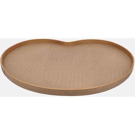 Chamada Chloe Kidney dienblad croco XL koper