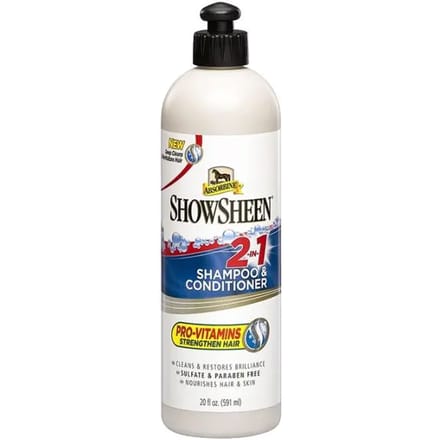2 in 1 shampoo en conditioner voor paardenhaar Absorbine Show Sheen