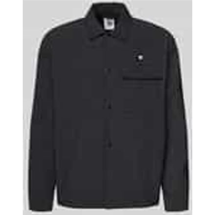 Relaxed fit overhemdjack met knoopsluiting