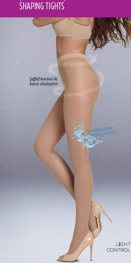 Penti Perfect Shape Dames Corrigerende Panty 15 Denier - ZWART - Maat M