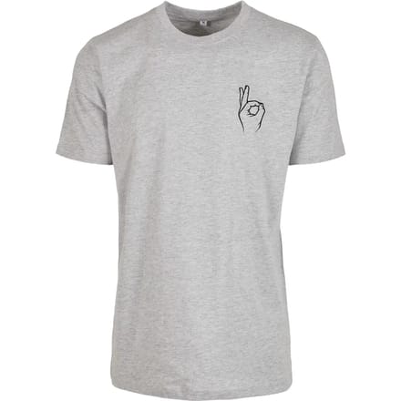 Mister Tee - Easy Sign heather grey Heren T-shirt - M - Grijs