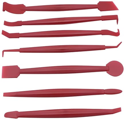 Dailygoods- Rakel Set van 7 Stuks - Auto Folie Gereedschap - Mini