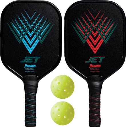 Franklin pickleball 2 spelers set - aluminium - met x-40 ballen