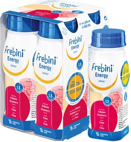 Frebini Energy dr aardbei 200 ml 4st