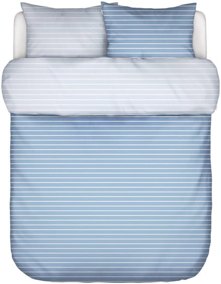 Marc O'Polo Thyra Dekbedovertrek Biologisch Katoen Denim blue - Lits-Jumeaux - 240x200/220 cm