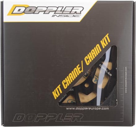 Kit chaîne Doppler pour Moto Gilera 50 RCR 2011 à 2017 Neuf