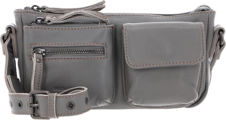 FREDsBRUDER Leren Schoudertas Handtas In My Pocket Crossbag Cool Grey Grijs