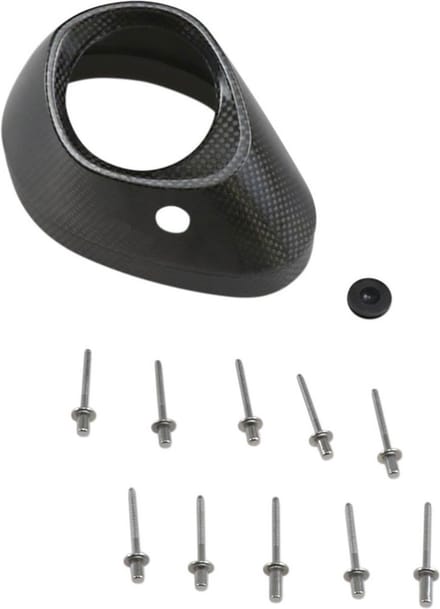 Akrapovic Carbon T3 Type 1 V-ec33 Uitlaat Eindkap Zwart