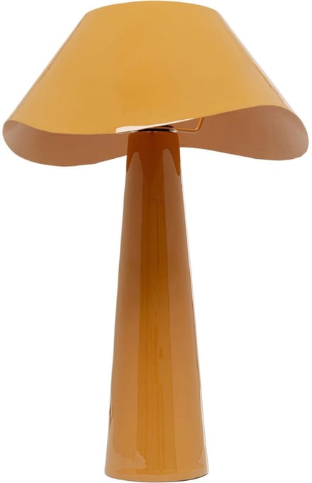 Tafellamp Cloudy Round oranje Kare Design