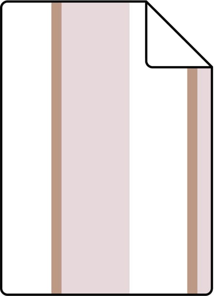 Proefstaal ESTAhome behang strepen lila paars en wit - 26.5 x 21 cm - 131907-S