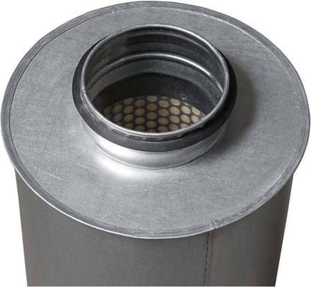 Econox Ronde geluiddemper diameter 100 mm - lengte 600 mm (100 mm isolatie)
