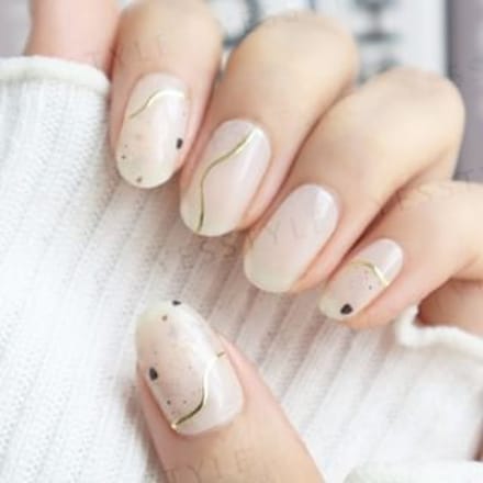 Lunacaca - Silhouette Of A Summer Night Nail Art Stickers 24 pcs