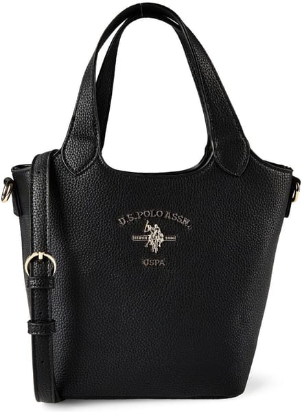 U.S. POLO ASSN. schoudertas handtas Stanford Mini Shopper Black zwart