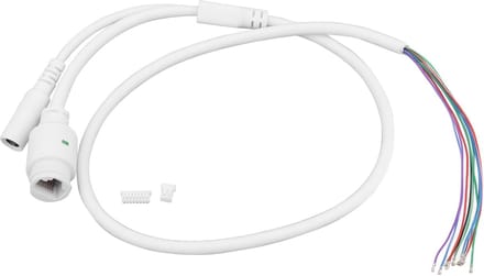 9 Core POE LAN Kabel RJ45 Camera Netwerk Tail Kabel 12V 70cm Compatibel met CCTV IP Camera Board Module - Netwerkbedraad - Beveiligingscamera