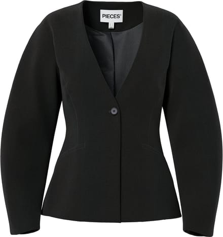 Pieces Blazer Pckamil Ls Fitted Blazer Noos Bc 17162404 Black Dames Maat - M