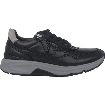 Gabor rollingsoft sensitive 76.898.57 - dames rollende wandelsneaker - Zwart - maat 37 (EU) 4 (UK)