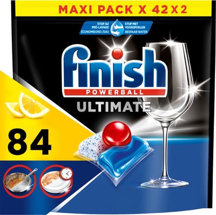 Finish Ultimate Lemon - 84 Capsules - Kwartaalbox