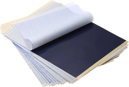 BukkitBow - Tattoo Transferpapier Carbon - 4 Lagen Tattoo Papier - 25 stuks