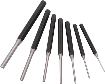 Punsch Tool Set - Metaal Werk - Precisie Werk - 7 Delig - 1/16" tot 5/16"