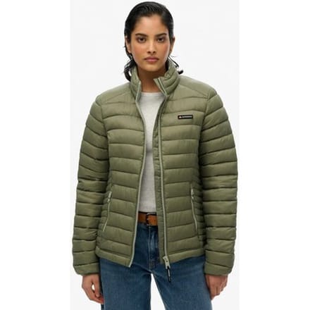 Superdry Gewatteerd Fuji Lite Jack Groen Grootte: 46