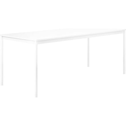 Muuto - Base tafel - wit laminaat - wit - gelakte kanten - L