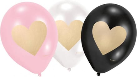 Amscan - 6 Latex Balloons Everyday Love