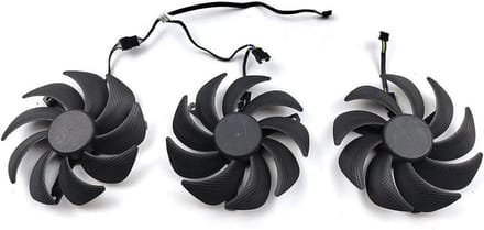 Grafische Kaart Ventilator - GPU Fan - Koeling Componenten - 4-Pin Connector - 105mm - Zwart