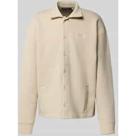 Relaxed fit overhemdjack met steekzakken, model 'Tate'