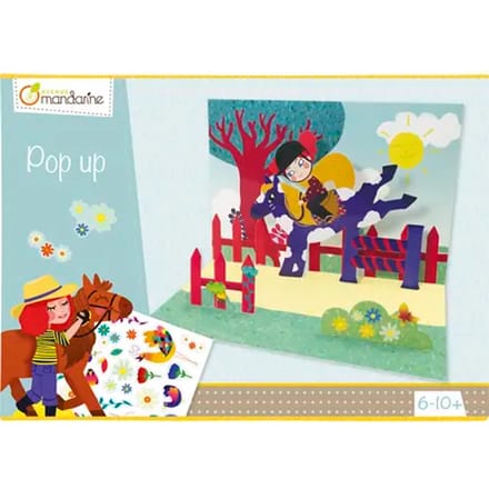 Creatieve doos - popkaarten -up om te maken Avenue Mandarine