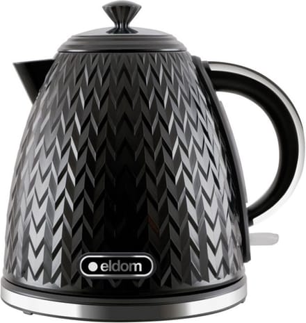 ELDOM Waterkoker NELA, inhoud 1,7 l, vermogen 2000 W, zwart