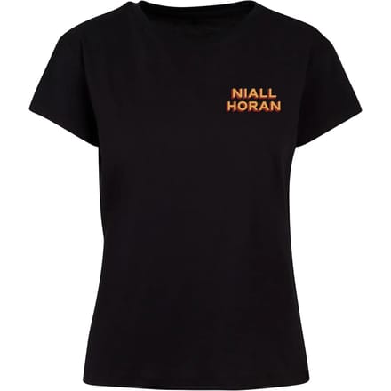 Merchcode Niall Horan - The Show Festival Box Dames Tshirt - XS - Zwart