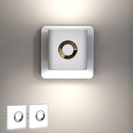 Nachtlamp met Bewegingssensor (2 Stuks) - Stekkerlamp Warm Wit Dimbare Verlichting
