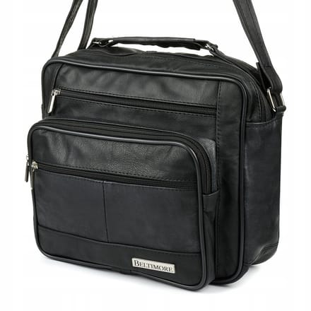 Leren koffer werk/studie - ruim en klassiek