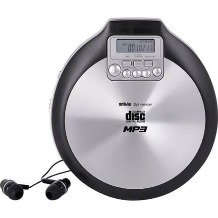 Silva Schneider MCD 50 Discman CD, CD-R, CD-RW, MP3 Stofvast Zwart