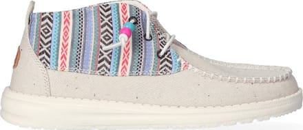 HEYDUDE - Wendy Mid Boho Mix Dames Instappers Baja Grey - Maat 36
