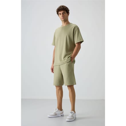 Overmaat T-Shirt en Shorts Set