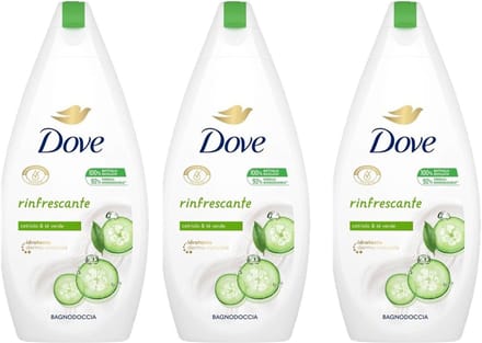 Dove Douchegel Refreshing Komkommer 3 x 450 ml