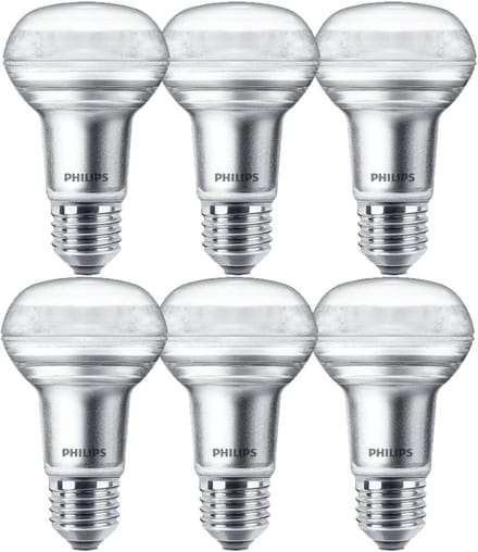 Philips CorePro LEDspot R63 E27 3W 2700K 210lm 230V - Warm Wit - Per doos á 6 stuks
