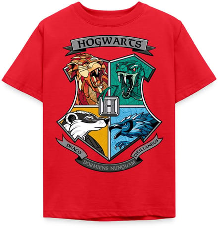 Harry Potter Hogwarts Logo T-Shirt Kinderen