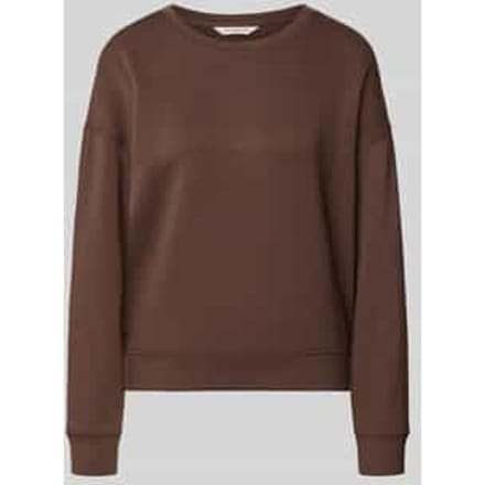 relaxed fit sweatshirt met elastische boordjes